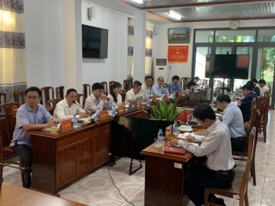 Hội nghị đánh giá tập thể Sở Tư pháp, tập thể Đảng ủy Sở Tư pháp và cá nhân các đồng chí trong Ban Giám đốc, Bí thư, Phó Bí thư, các Đảng ủy viên của Đảng ủy Sở Tư pháp năm 2021